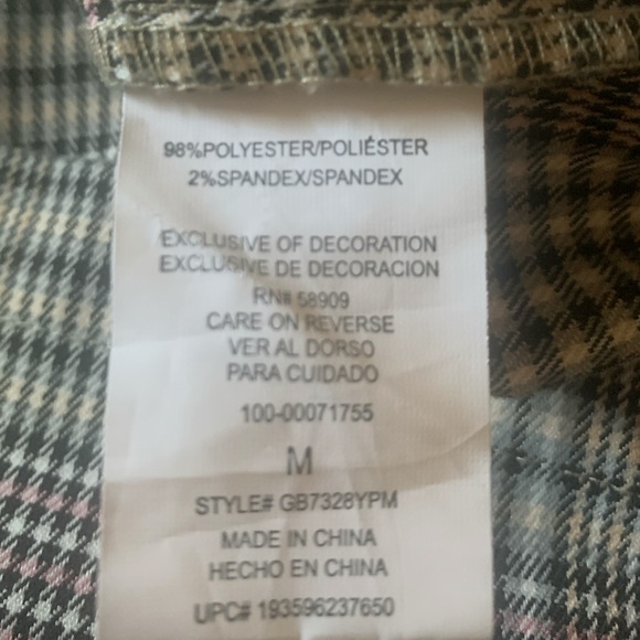 Gianni Bini Houndstooth Plaid Mini Dress - Picture 7 of 10